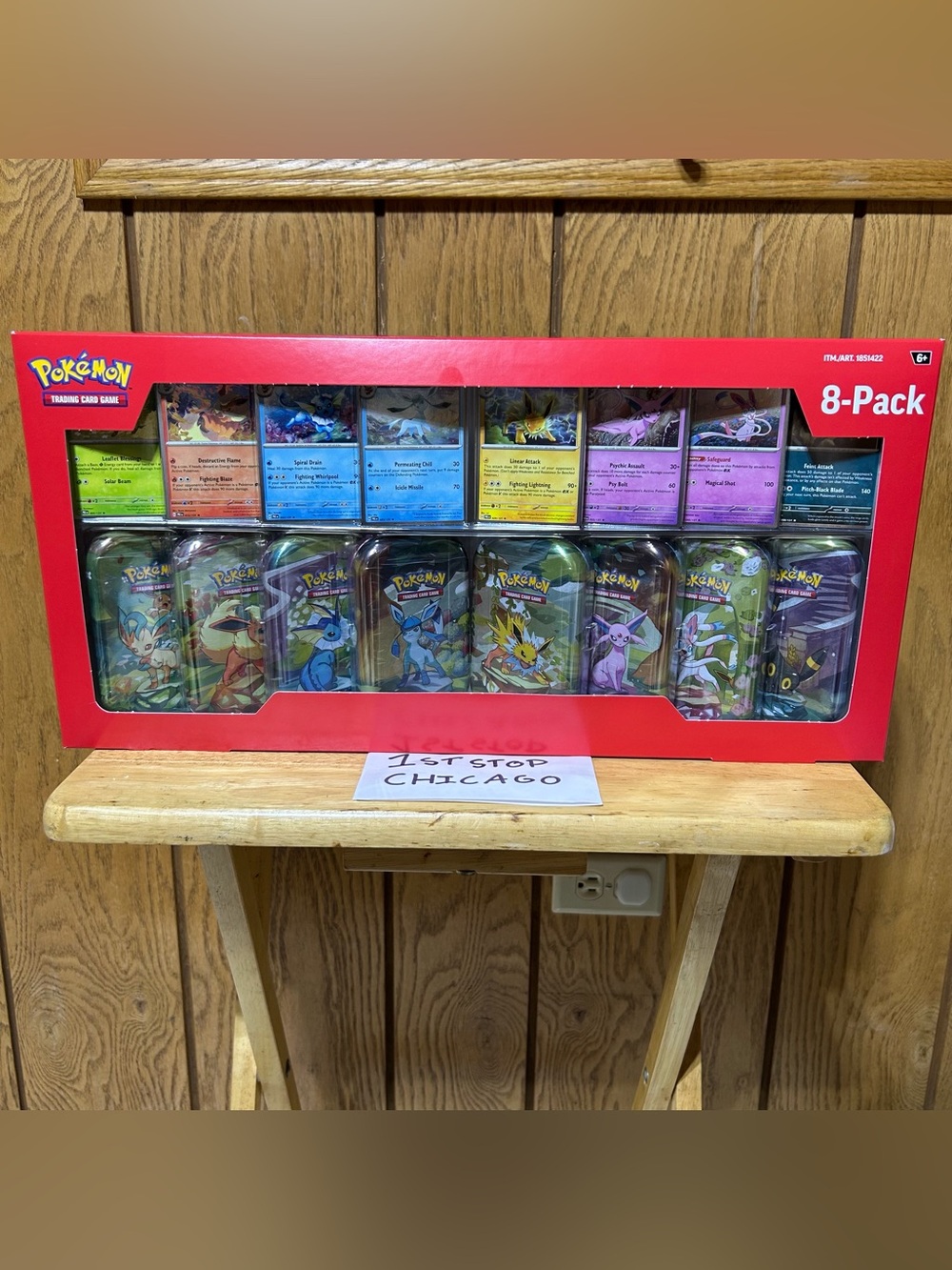 Pokémon TCG: Prismatic Evolutions Costco 8-Pack Mini Tins Sealed NEW